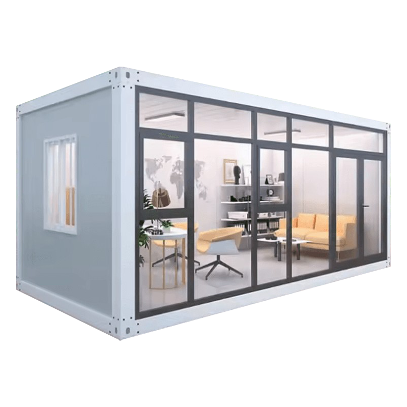야외 단층 유리 썬룸 확장 조립식 컨테이너 하우스